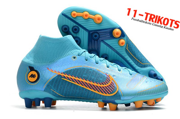 Nike Fussballschuhe Superfly 8 Pro AG Blau