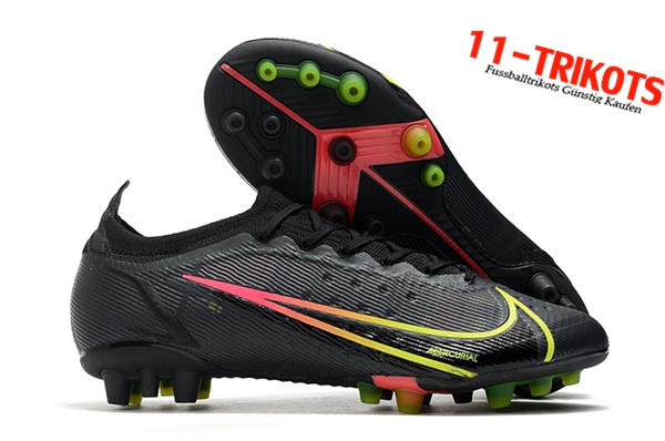 Nike Fussballschuhe Vapor 14 Elite PRO AG Schwarz