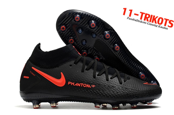 Nike Fussballschuhe Phantom GT Elite Dynamic Fit AG-PRO Schwarz