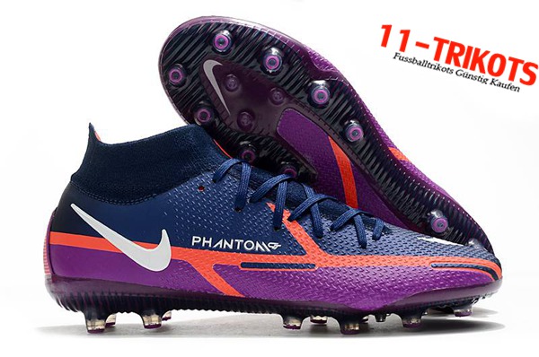 Nike Fussballschuhe Phantom GT Elite Dynamic Fit AG-PRO lila/Blau