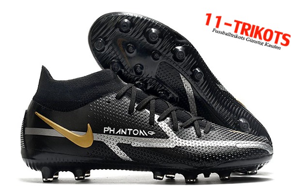 Nike Fussballschuhe Phantom GT Elite Dynamic Fit AG-PRO Schwarz