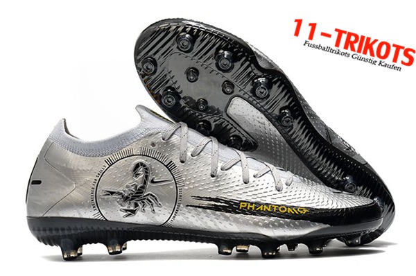 Nike Fussballschuhe Phantom GT Elite AG-PRO Silber