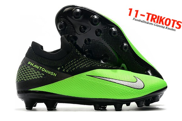 Nike Fussballschuhe Phantom VSN 2 Elite DF AG-PRO Schwarz/Grün