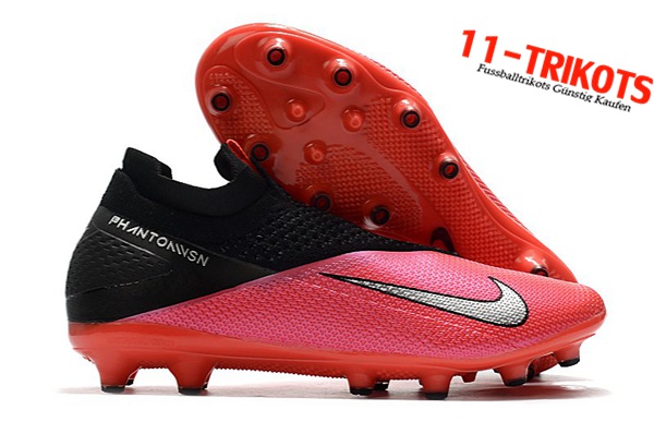 Nike Fussballschuhe Phantom VSN 2 Elite DF AG-PRO Schwarz/Rosa