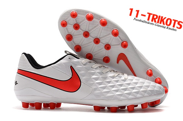 Nike Fussballschuhe Tiempo Legend VIII Acadermy AG Weiß