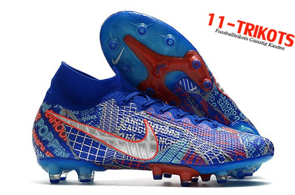 Nike Fussballschuhe Superfly 7 Elite SE AG Blau