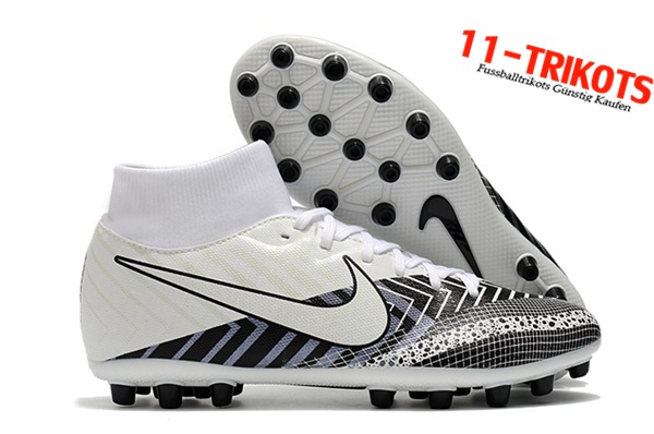 Nike Fussballschuhe Superfly 7 Academy CR7 AG Schwarz/Weiß