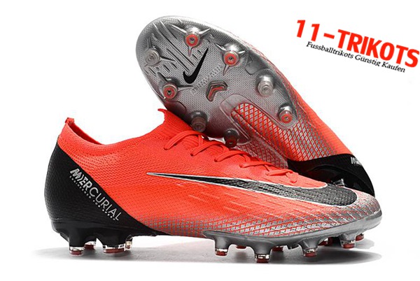 Nike Fussballschuhe Mercurial Vapor VII Elite CR7 AG Rot