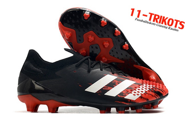 Adidas Fussballschuhe Predator Mutator 20.1 Low AG Schwarz/Rot