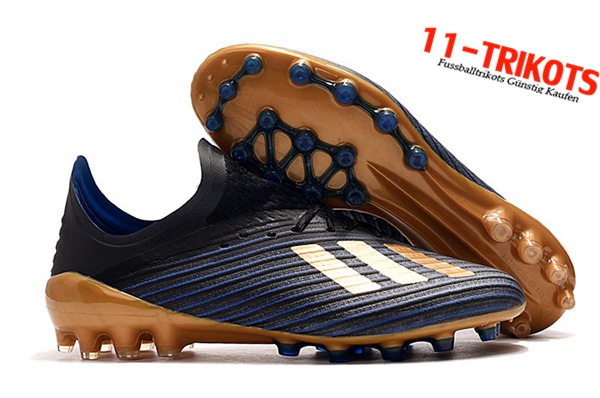 Adidas Fussballschuhe X 19.1 AG Schwarz/Blau