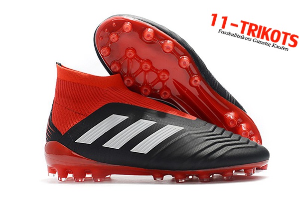 Adidas Fussballschuhe Predator 18+AG Schwarz/Rot