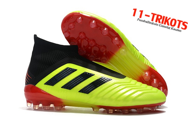 Adidas Fussballschuhe Predator 18+AG Gelb/Schwarz