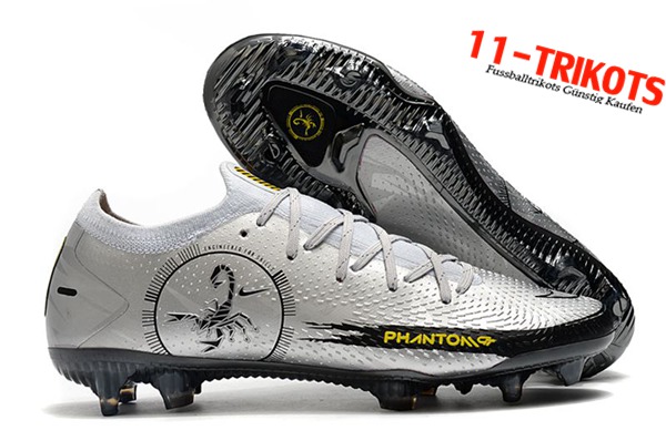 Nike Fussballschuhe Phantom Scorpion Elite FG Silber