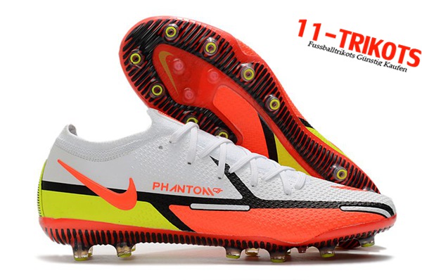 Nike Fussballschuhe Phantom GT Elite AG-PRO Weiß/Orange