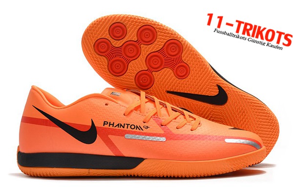 Nike Fussballschuhe React Phantom GT2 Pro IC Orange