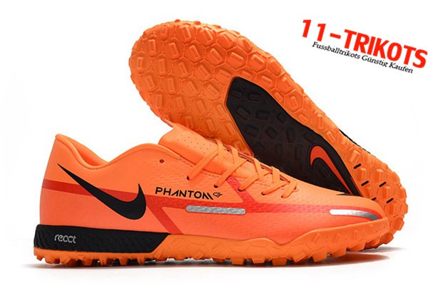 Nike Fussballschuhe React Phantom GT2 Pro TF Orange
