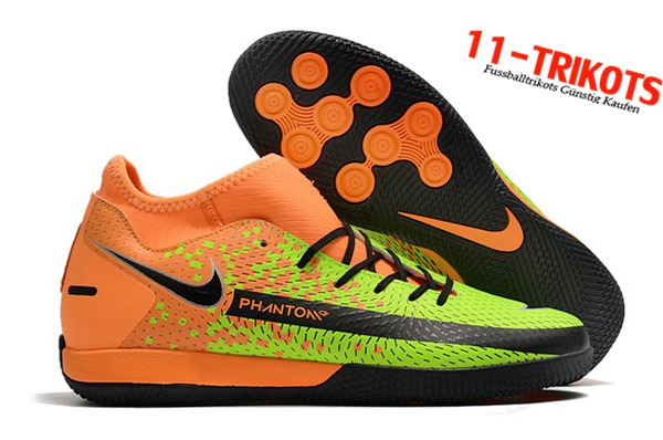 Nike Fussballschuhe Phantom GT Academy Dynamic Fit IC Grün/Orange