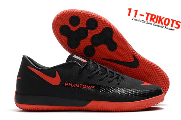 Nike Fussballschuhe React Phantom GT Pro IC Schwarz