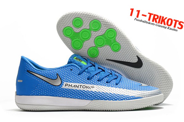 Nike Fussballschuhe React Phantom GT Pro IC Blau