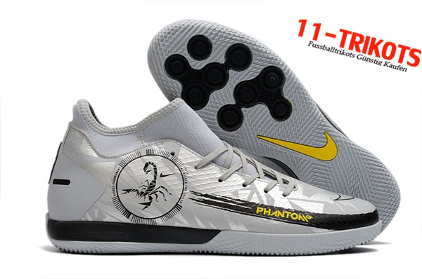 Nike Fussballschuhe Phantom GT Academy Dynamic Fit IC Grau