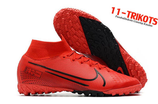 Nike Fussballschuhe Mercurial Superfly 7 Elite MDS TF Rot