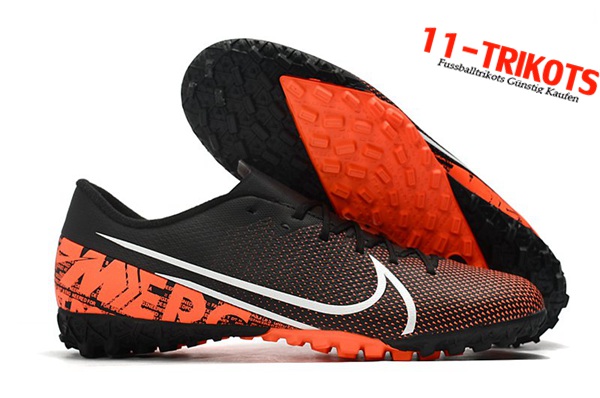 Nike Fussballschuhe Mercurial Vapor 13 Academy TF Orange/Schwarz