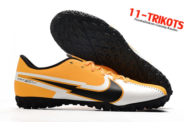 Nike Fussballschuhe Mercurial Vapor 13 Academy TF Orange/Weiß