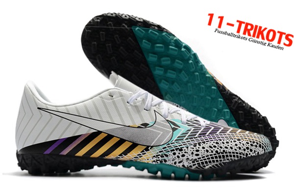 Nike Fussballschuhe Mercurial Vapor 13 Academy TF Weiß/Grün