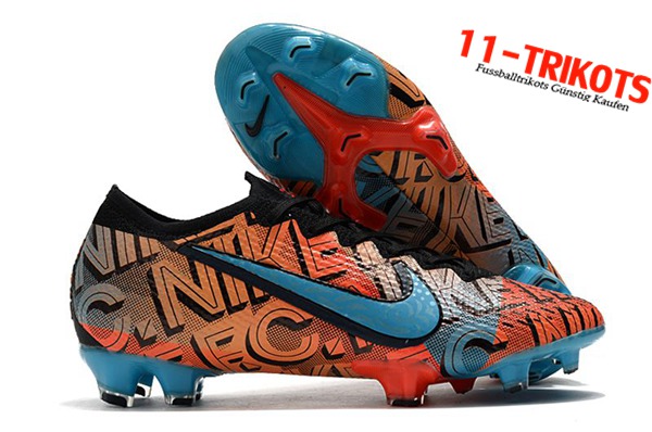 Nike Fussballschuhe Vapor 14 Elite FG Orange/Blau