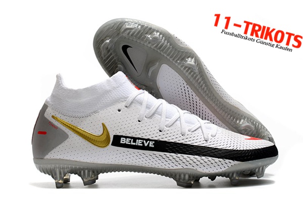 Nike Fussballschuhe Phantom GT Elite Dynamic Fit FG Weiß