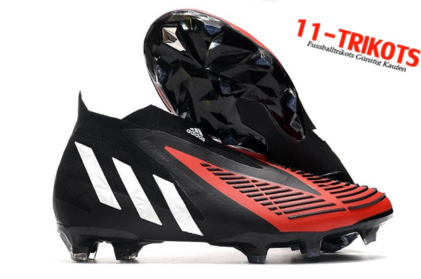 Adidas Fussballschuhe Predator Edge+ FG Schwarz