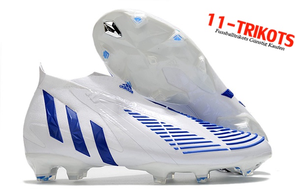Adidas Fussballschuhe Predator Edge+ FG Weiß/Blau