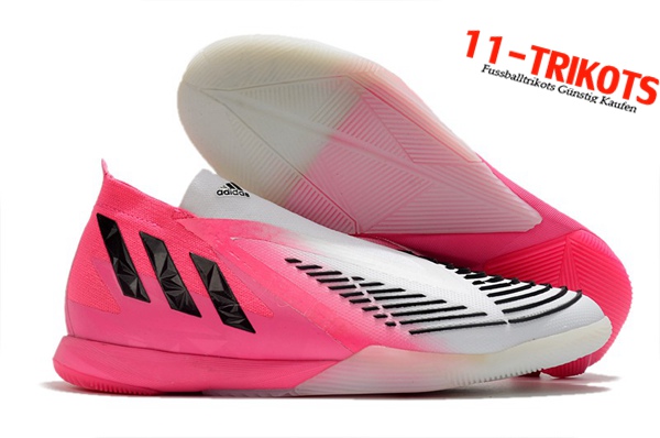 Adidas Fussballschuhe Predator Edge1 IC Rosa/Weiß