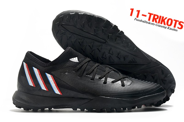 Adidas Fussballschuhe Predator Edge.3 Low TF Schwarz