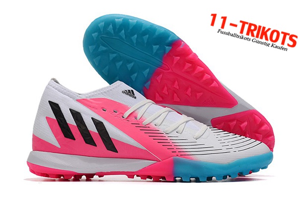 Adidas Fussballschuhe Predator Edge.3 TF Weiß/Rosa