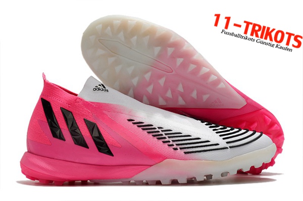 Adidas Fussballschuhe Predator Edge1 TF Weiß/Rosa