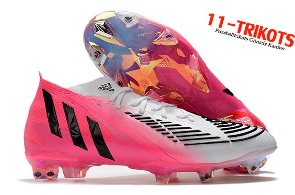 Adidas Fussballschuhe Predator Edge.1 FG Rosa/Weiß