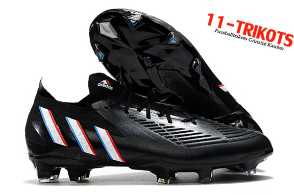 Adidas Fussballschuhe Predator Edge.1 Low FG Schwarz