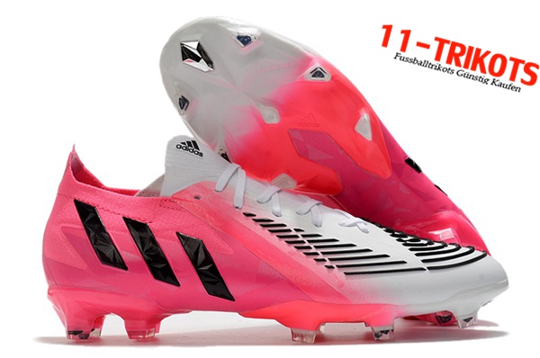 Adidas Fussballschuhe Predator Edge.1 Low FG Weiß/Rosa