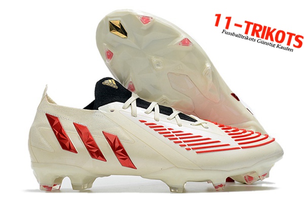 Adidas Fussballschuhe Predator Edge.1 Low FG Weiß