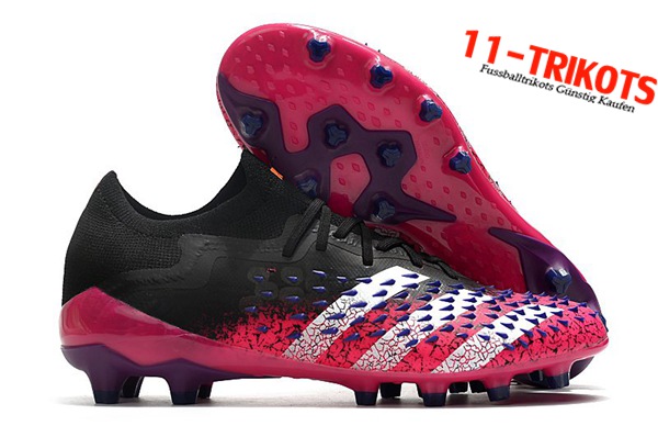 Adidas Fussballschuhe Predator Freak .1 Low FG Rosa/Schwarz