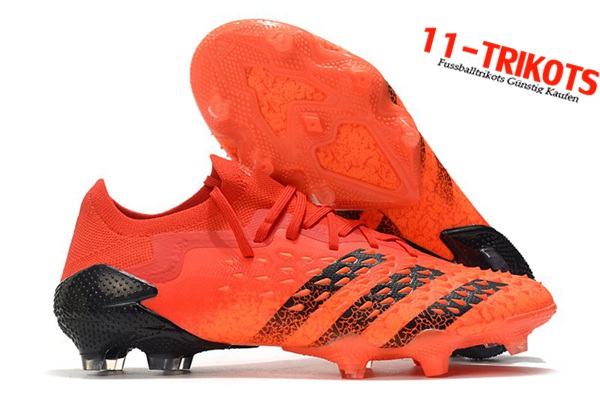 Adidas Fussballschuhe Predator Freak .1 Low FG Orange