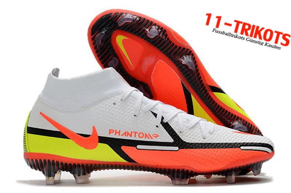Nike Fussballschuhe Phantom GT2 Elite DF FG Weiß/Orange