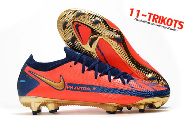 Nike Fussballschuhe Phantom GT Elite FG Orange/Blau