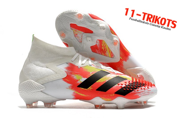 Adidas Fussballschuhe Predator Mutator 20.1 FG Weiß/Orange