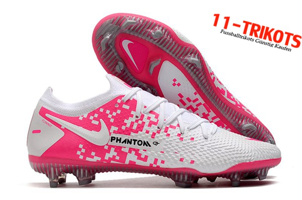 Nike Fussballschuhe Phantom GT Elite FG Weiß/Rosa