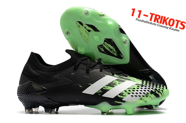 Adidas Fussballschuhe Predator Mutator 20.1 Low FG Schwarz/Grün