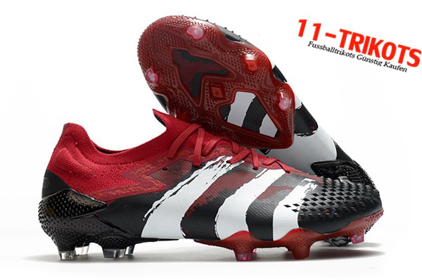 Adidas Fussballschuhe Predator Mutator 20.1 Low FG Rot/Schwarz