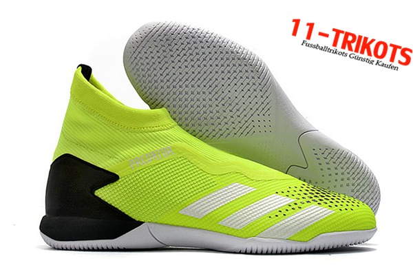 Adidas Fussballschuhe PREDATOR 20.3 Laceless IN Grün