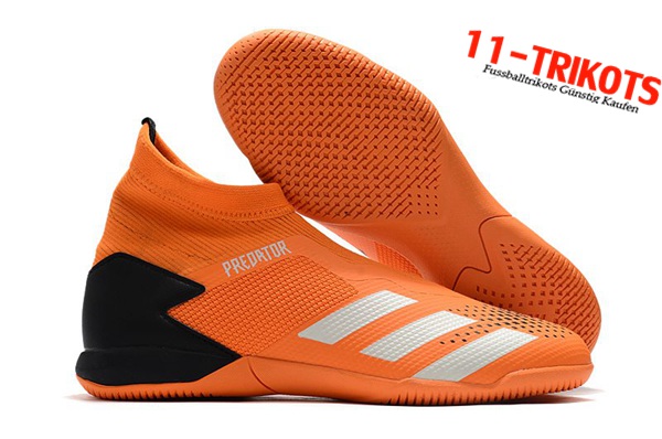 Adidas Fussballschuhe PREDATOR 20.3 Laceless IN Orange